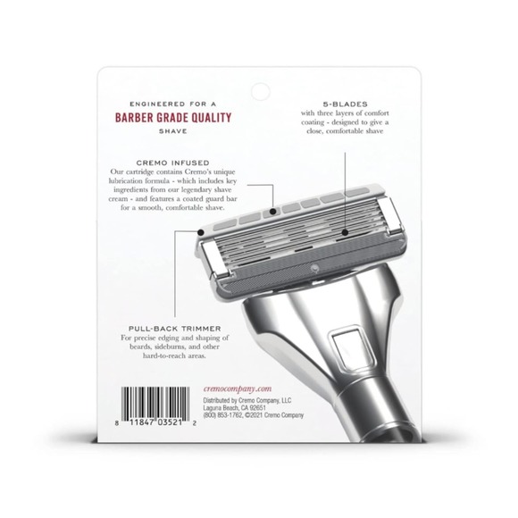 Cremo | Men | NIB Barber Grade 4 Pack Replacement Razor Blades - Picture 2 of 2